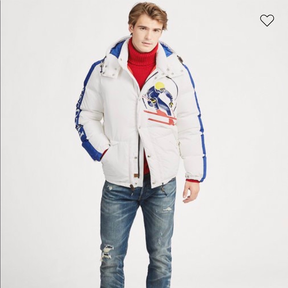 Polo Ralph Lauren ski 92 down jacket rare Small